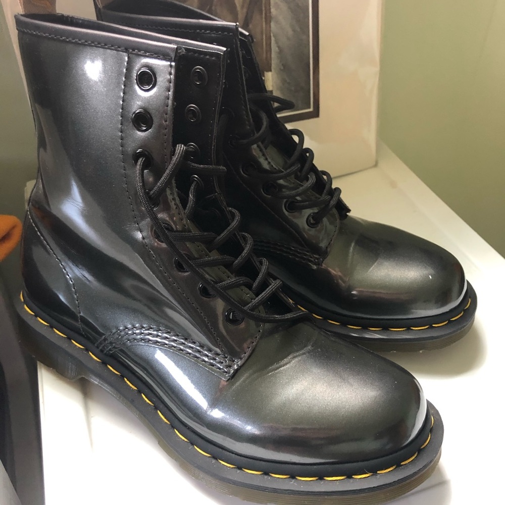 Gunmetal dr martens